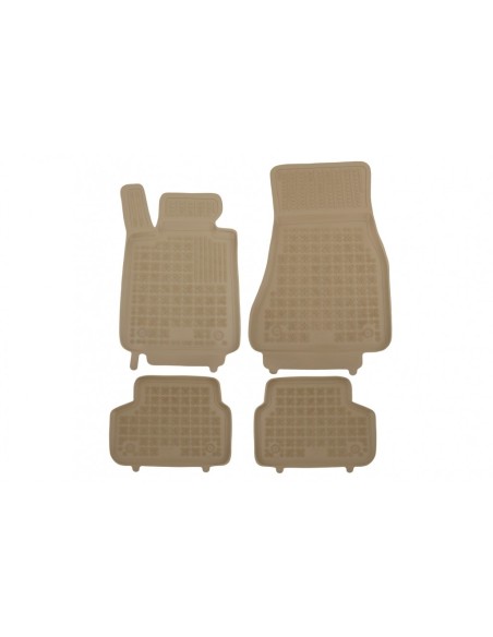 Gomma auto pavimento stuoie Beige per BMW serie 5 G30 berlina (17-Up)