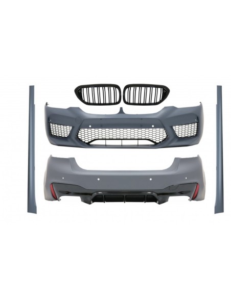 Corredo completo per BMW Serie 5 G30 (17-in poi) con progettazione centrale della doppia striscia delle griglie del rene M5