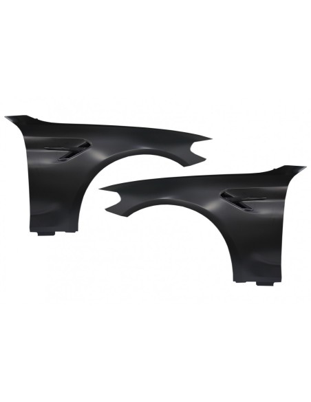 Parafanghi anteriori per BMW Serie 5 G30 G31 G38 (17-) Limousine Touring Nero M5 Design