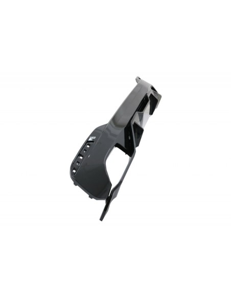 Paraurti posteriore diffusore per BMW 5 serie G30 G31 Limousine Touring (17-up) w/ scarico nero edizione