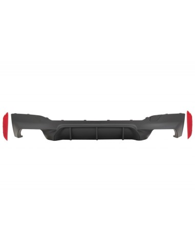 Il nero opaco w/carbonio del diffusore del paraurtidi BMW 5 serie G30 G31 17-up M5