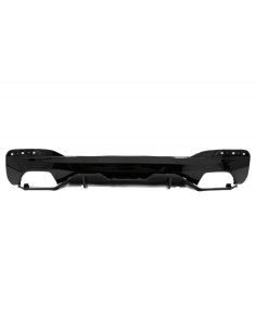 Paraurti posteriore diffusore w/ scarico cromo e bagagliaio Boot Spoiler per BMW 5 Serie G30 Limousine (17-19) 2