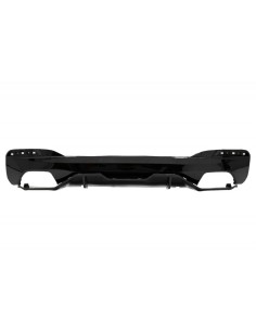 Paraurti posteriore diffusore w/ scarico nero e bagagliaio Boot Spoiler per BMW 5 Serie G30 Limousine (17-up) 2