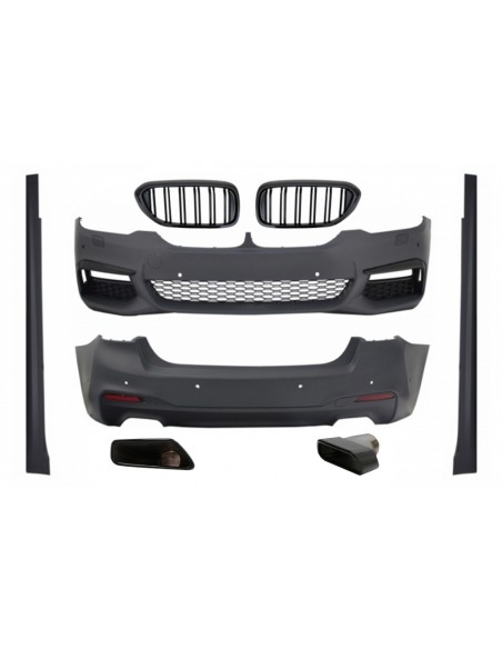 Kit completo per BMW 5 Serie G30 (17-up) w/ Griglie centrali del rene e scarico M-Tech Design