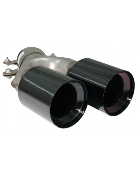 Silenziatore di scarico Suggerimenti per BMW 5 Serie G30 G31 G38 (16-) 6 Serie G32 (16-) 540i Design Nero