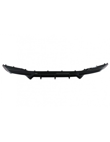 Paraurti posteriore diffusore piano nero w/ scarico cromo per BMW 5 serie G30 G31 Limousine Touring (17-)