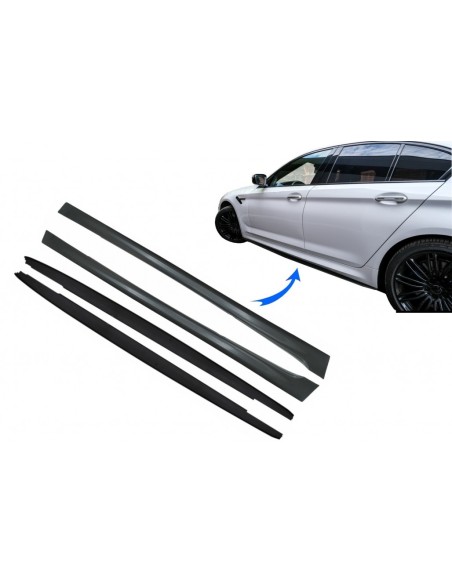 Gonne laterali w/ estensioni per BMW 5 serie G30 Limousine G31 Touring (17-up) M5 Design