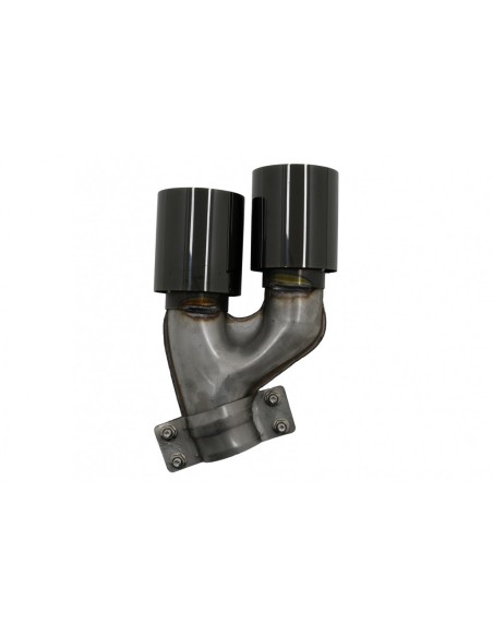 Silenziatore di scarico Suggerimenti per BMW 5 Serie G30 G31 G38 (16-) 6 Serie G32 (16-) Nero