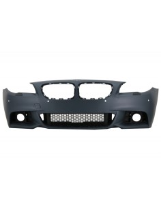Kit completo w/ griglie centrali doppia striscia piano nero per BMW 5 serie F10 LCI (14-17) M-Technik Design 2