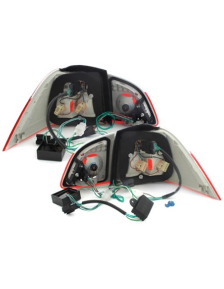 Fanali posteriori a LED per BMW E61 Touring 04-07 red-crystal