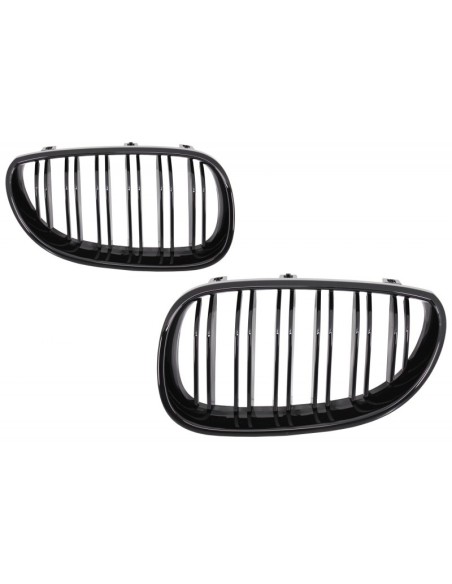 Doppia striscia delle griglie del rene del paraurti anteriore w/centrale per BMW 5 serie E60 E61 LCI (07-10) M5
