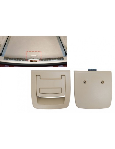 Maniglia interna del tappeto del pavimento della stuoia del tronco posteriore beige per BMW 5