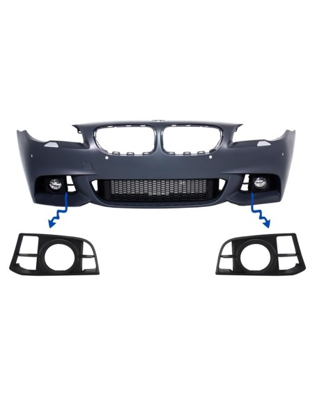 Fari antinebbia per BMW Serie 5 F10 F11 NON-LCI LCI (10-17) Paraurti M-Technik LCI Design