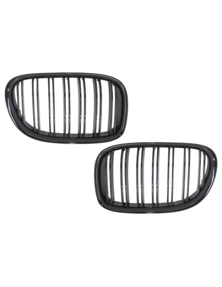Griglie renali centrali per BMW Serie 7 F01 F02 F03 (08-15) Doppia striscia M