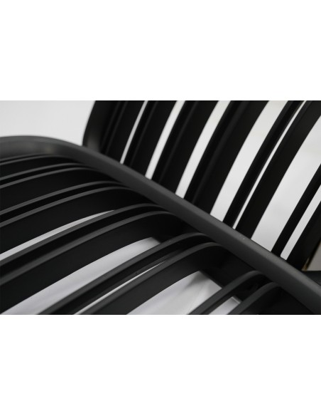 Griglie renali centrali per BMW Serie 7 F01 F02 F03 (08-15) Doppia striscia M Design Nero opaco