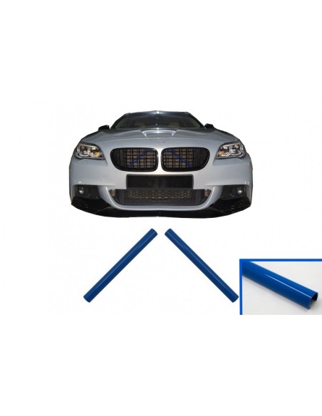 Set V-Brace ornamenti griglia strisce inserti Trim per BMW 1 2 3 4 5 6 7 Serie blu