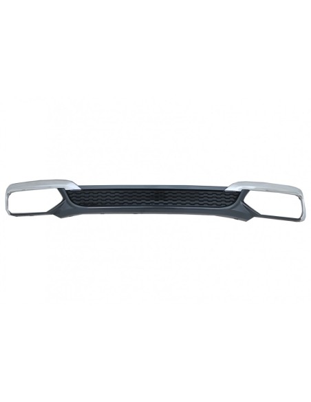 Doppia uscita del diffusore di valance dello spoiler del paraurti posteriore per BMW 7 serie G11 G12 (15-19)