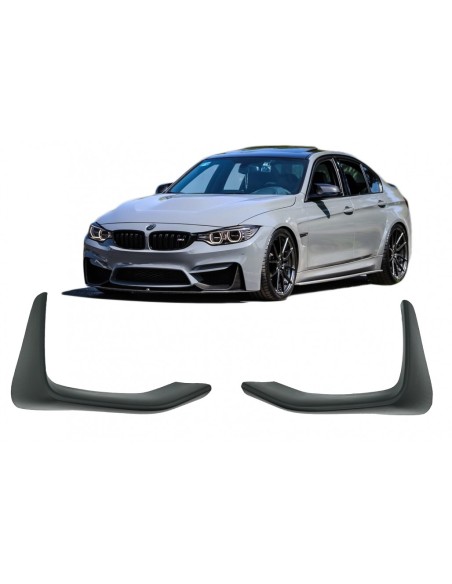 Alette dei divisori dello spoiler del paraurti anteriore per BMW F80 M3 F82-F83 M4 (14-19)