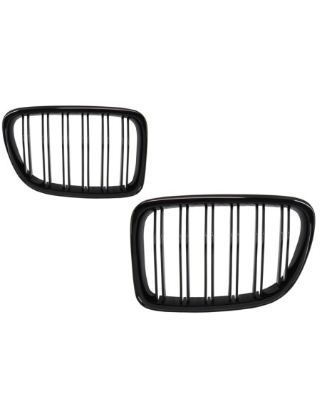 Griglie centrali per BMW X1 E84 (09-14) Piano Black Double Stripe Design
