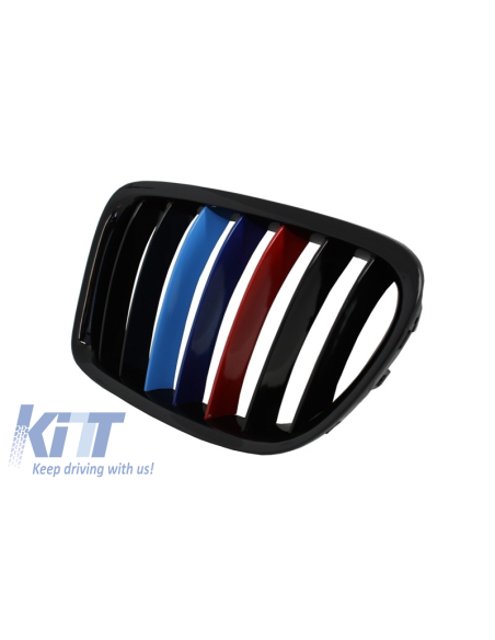 per BMW X1 E84 (09-14) Griglie centrali Griglie renali Piano Black M-Power 3 Design a colori