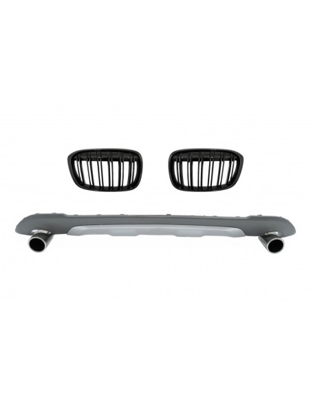 Diffusore posteriore Marmitta per BMW X1 SUV F48