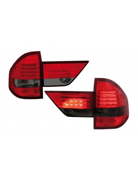 Fanali posteriori a LED per BMW X3 E83 (01.04-05) Fumo rosso