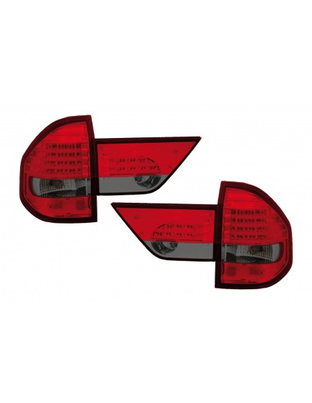 Fanali posteriori a LED per BMW X3 E83 (01.04-05) Fumo rosso