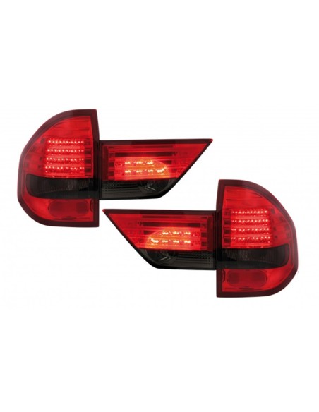 Fanali posteriori a LED per BMW X3 E83 (01.04-05) Fumo rosso