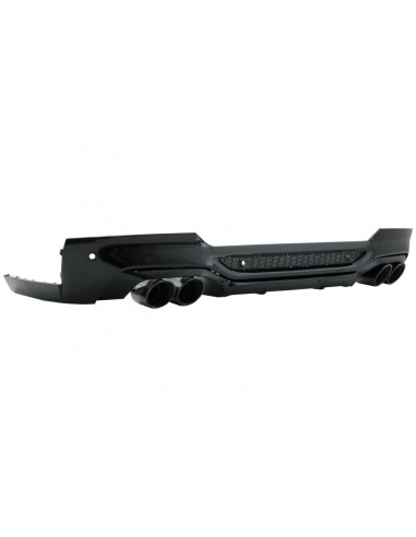 Doppia uscita w/punte dello scarico del diffusore di valance dello spoiler del paraurti posteriore per BMW X4 G02 (18-up)