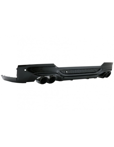 Doppia uscita w/punte dello scarico del diffusore di valance dello spoiler del paraurti posteriore per BMW X4 G02 (18-up)
