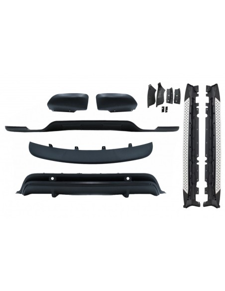 Corredo aerodinamico per BMW X5 E70 LCI (11-14) w/punti laterali dei bordi di funzionamento