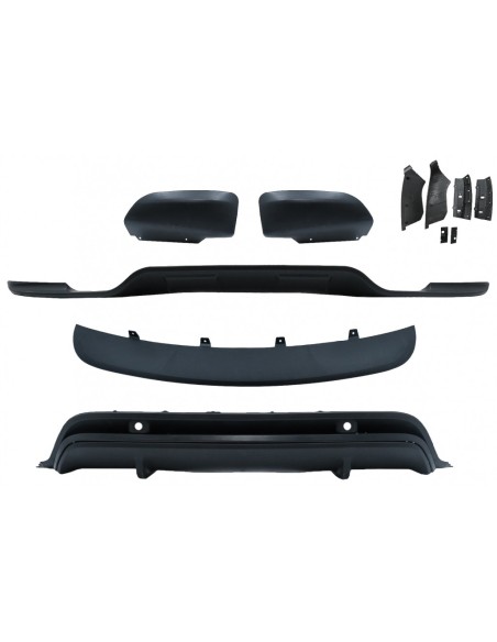 Corredo aerodinamico per BMW X5 E70 LCI (11-14) w/punti laterali dei bordi di funzionamento