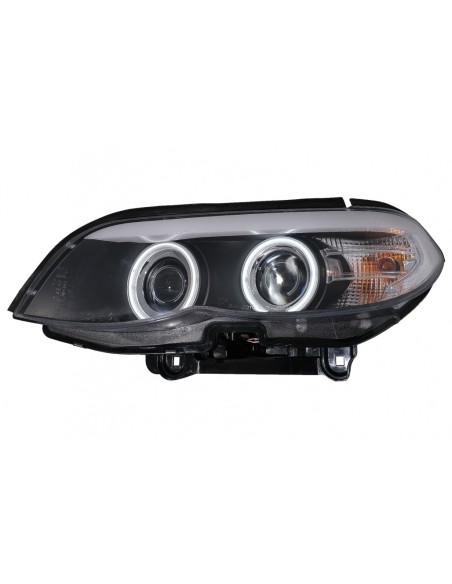 Xenon fari CCFL Angel Eyes per BMW X5 E53 (11.03-06) Nero