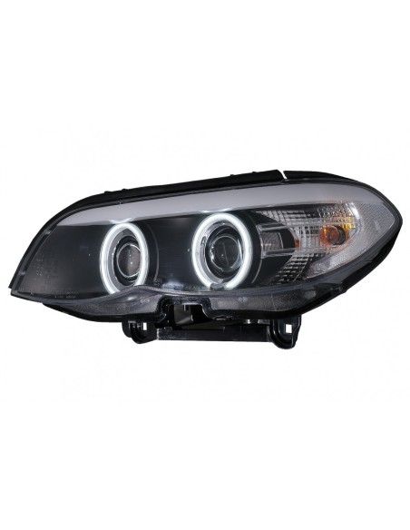 Xenon fari CCFL Angel Eyes per BMW X5 E53 (11.03-06) Nero