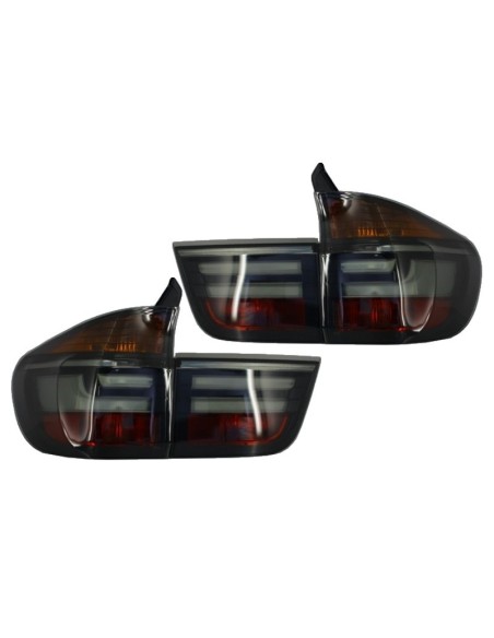 Fanali posteriori a LED per BMW X5 E70 (07-10) Light Bar LCI Facelift Look Smoke