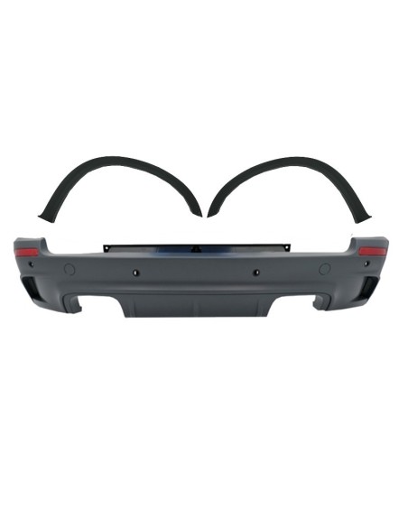 Paraurti posteriore e passaruota Fender Flares per BMW X5 E70 (07-13) X5M M-Design