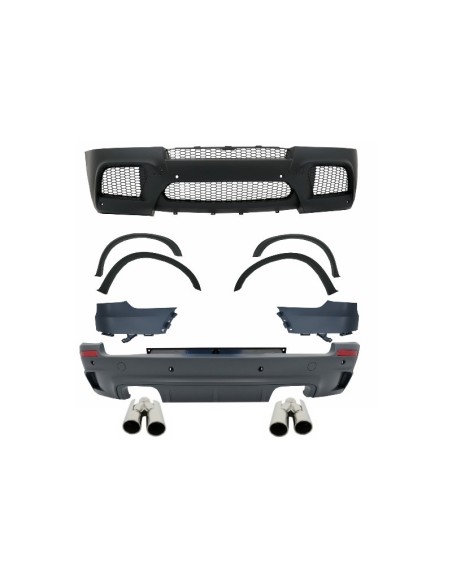 Punte del silenziatore con scarico per BMW X5 E70 (07-13) X5M M-Design