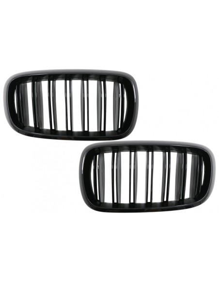 Griglia centrale Rene per BMW X5 F15 X6 F16 (14-18) X5M X6M Double Stripe Design M-Package Sport