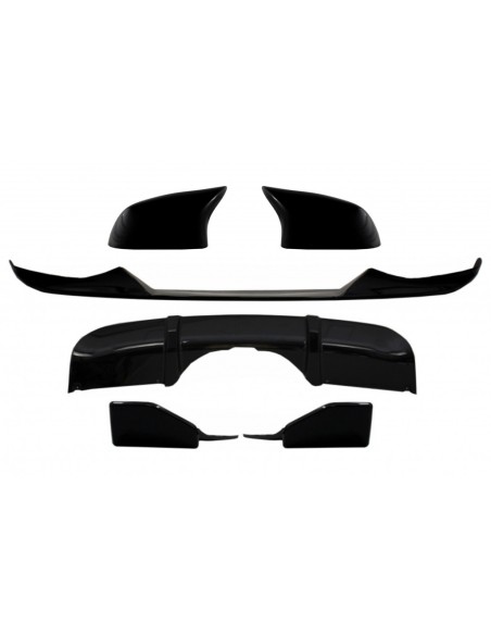 Labbro e diffusore d'aria del paraurti anteriore del corredo e coperture dello specchio per BMW X5 F15 (14-18) pacchetto Aero