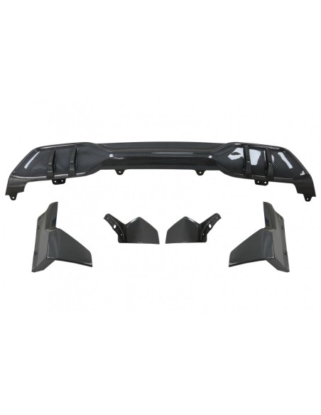 Labbro e diffusore d'aria del paraurti anteriore del corredo di Aero per lo sguardo del carbonio di BMW X5 G05 (18-up)