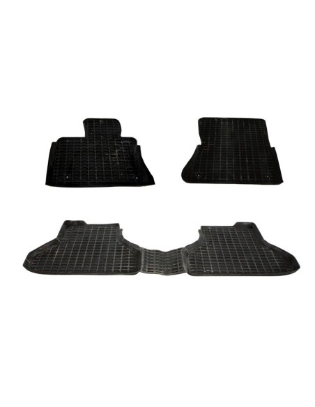 Tappetini in gomma per BMW X6 E71 (08-14) Nero