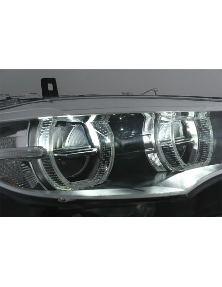 Cerchi doppi dell'alone degli occhi 3D dell'angelo dello xeno dei fari del LED per BMW X6 E71 (08-12)
