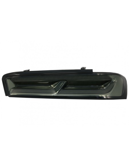 Fanali posteriori a LED completi per Chevrolet Camaro (05.15-18) Luci di svolta dinamiche sequenziali Fumo