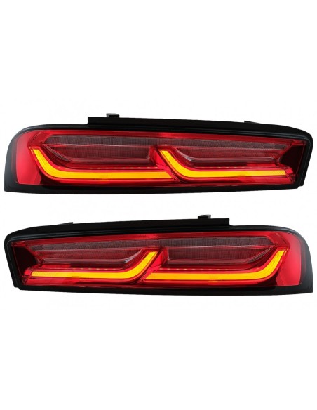 Barra luminosa completa dei fanali posteriori del LED per Chevrolet Camaro (05.15-18) w rosso/luci dinamiche sequenziali di giro
