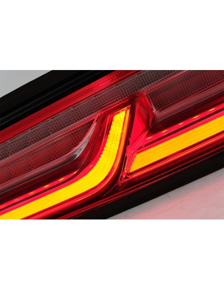 Barra luminosa completa dei fanali posteriori del LED per Chevrolet Camaro (05.15-18) w rosso/luci dinamiche sequenziali di giro