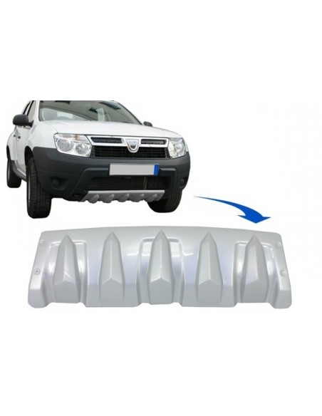 Protezione della piastra antiscivolo del paraurti anteriore per DACIA Duster 4x4 - 4x2 (10-up)