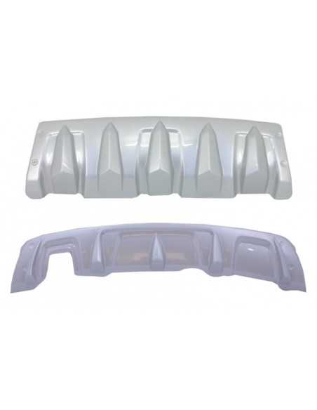 Protezione delle piastre antiscivolo per DACIA Duster 4x4-4x2 10+ (protezione paraurti posteriore e anteriore)