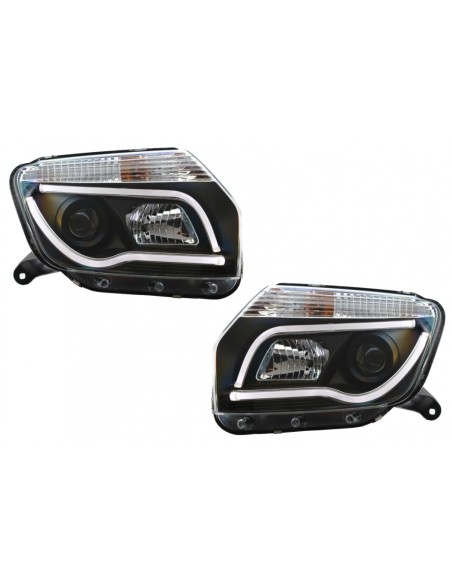 Fari a LED per Dacia Duster I (09-14) Tube Light Bar Black Edition
