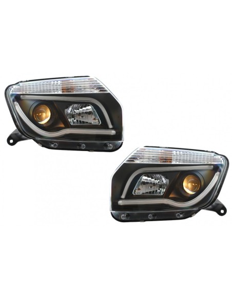 Fari a LED per Dacia Duster I (09-14) Tube Light Bar Black Edition