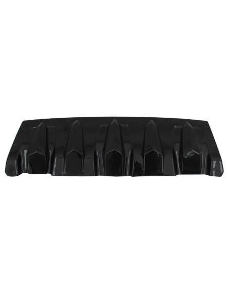Protezione della piastra antiscivolo del paraurti anteriore per DACIA Duster 4x4 - 4x2 (10-17) Piano Black
